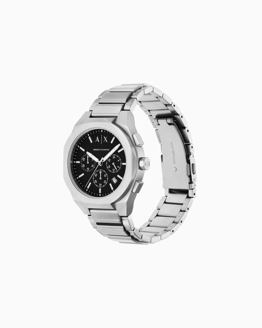 ARMANI EXCHANGE White Chronograph Stainless Steel Watch for men