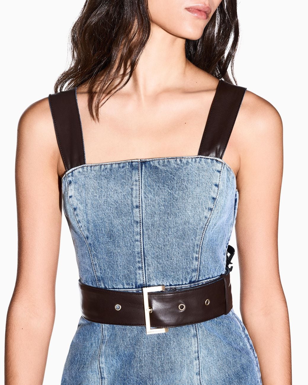 ARMANI EXCHANGE Blue Slim-Fit Dress