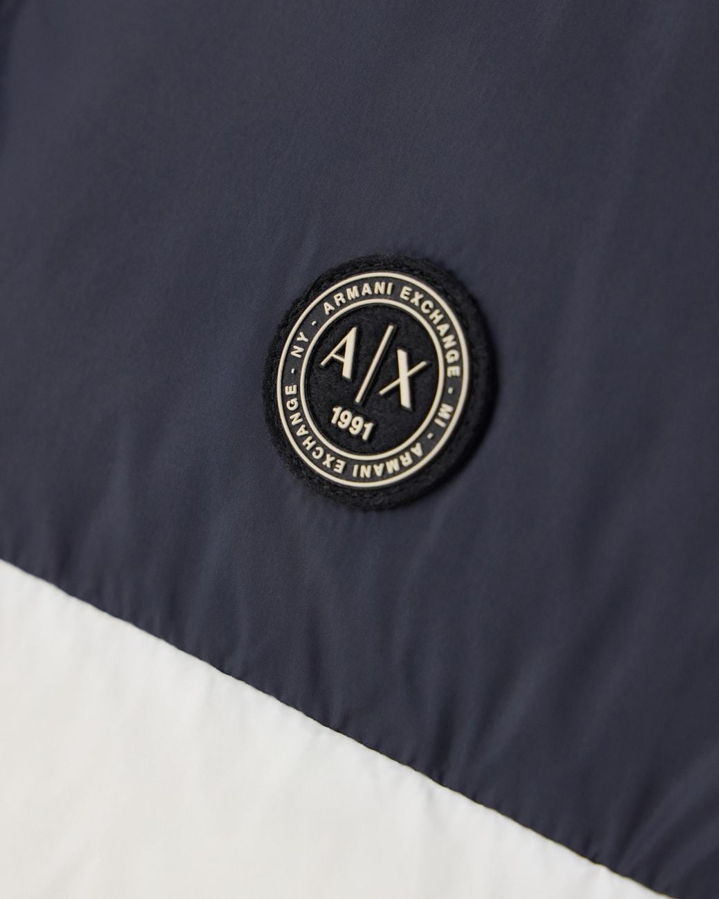 ARMANI EXCHANGE Blue Down Jacket With Down And Feather Padding for men