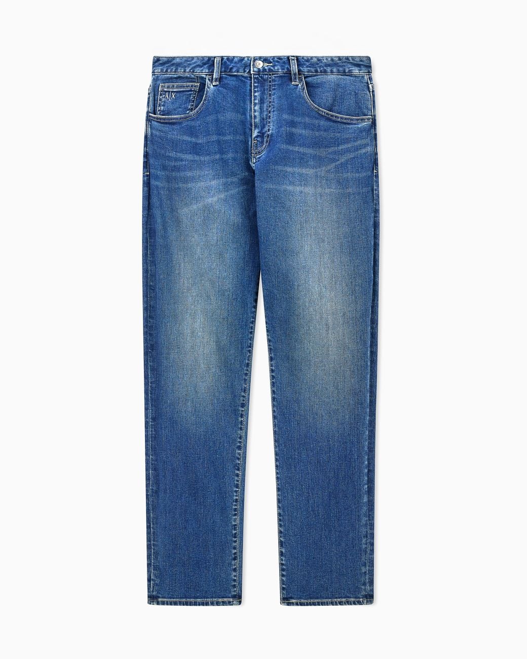 ARMANI EXCHANGE Blue Comfort Slim-Fit Jeans for men