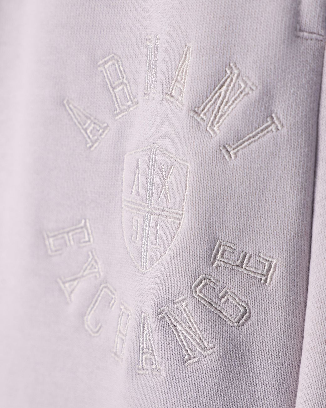 ARMANI EXCHANGE Pink Regular Fit Trousers Cotton French Terry