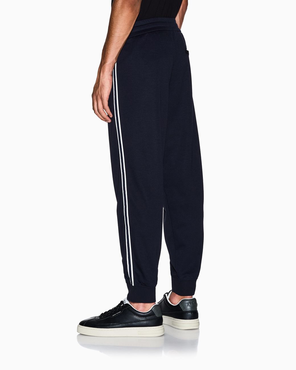 ARMANI EXCHANGE Blue Logo Joggers for men