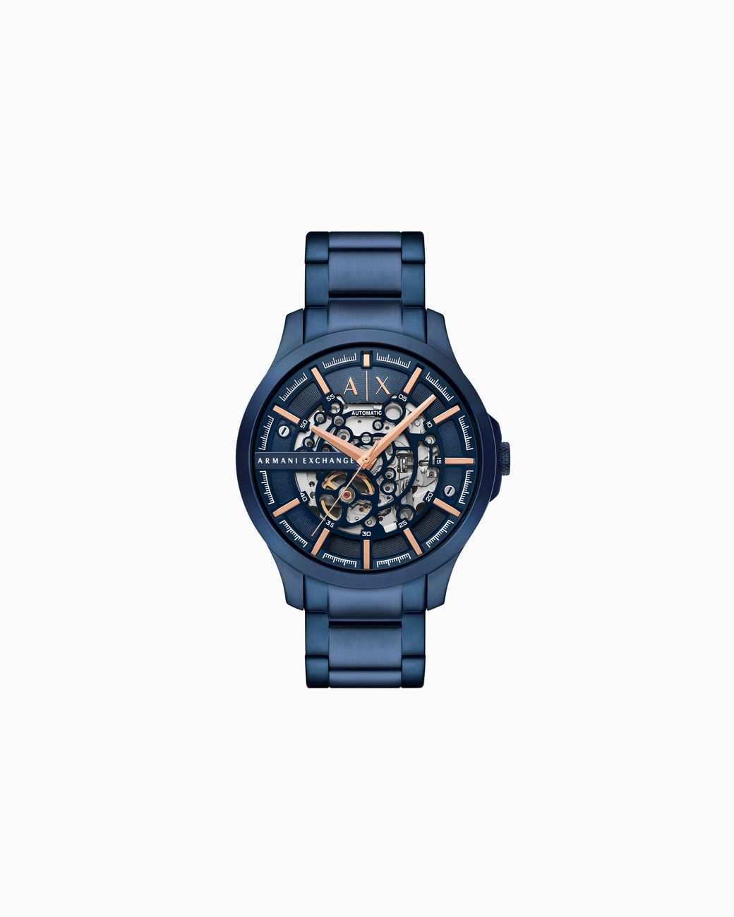 ARMANI EXCHANGE Blue Multifunction Stainless Steel Watch for men