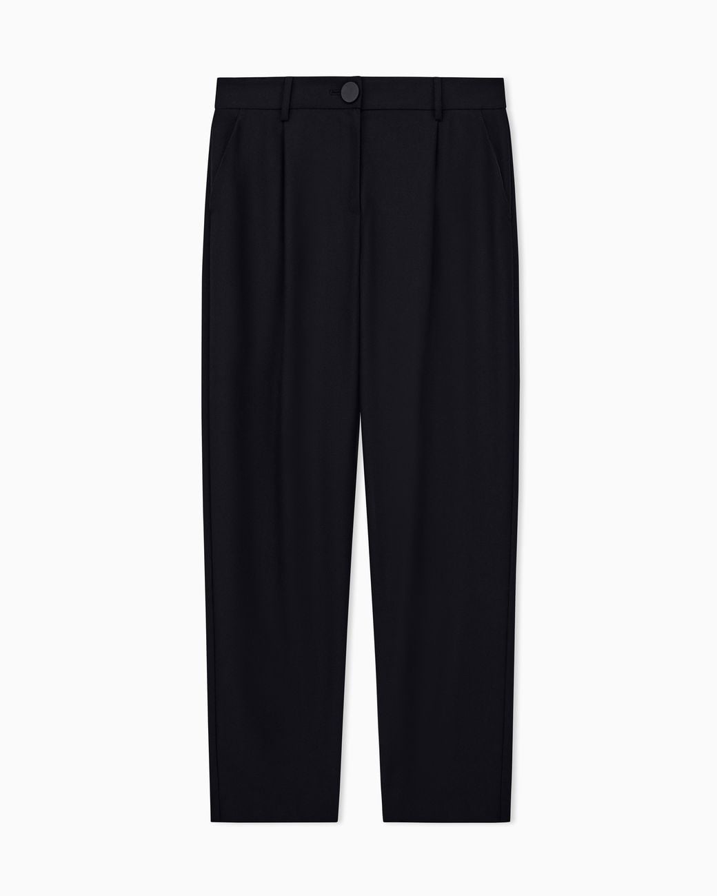 ARMANI EXCHANGE Black Regular Fit Trousers