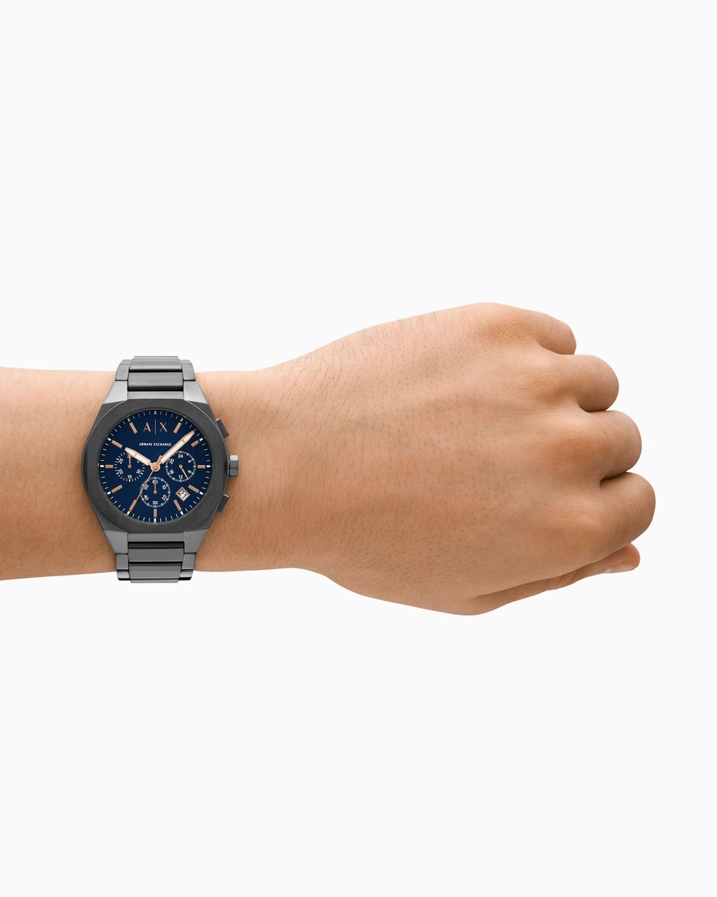 ARMANI EXCHANGE Blue Steel Strap Watches for men