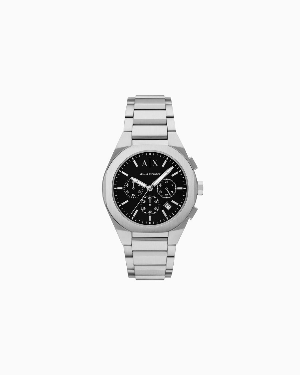 ARMANI EXCHANGE White Chronograph Stainless Steel Watch for men