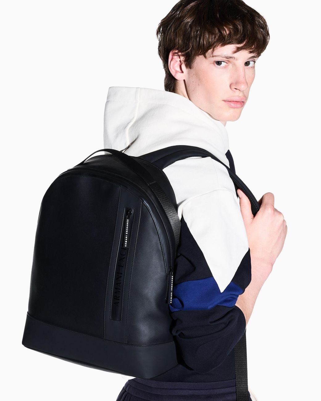 ARMANI EXCHANGE Blue Backpack for men