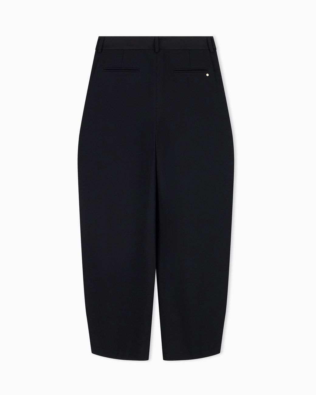ARMANI EXCHANGE Blue Oversized Trousers With Viscose