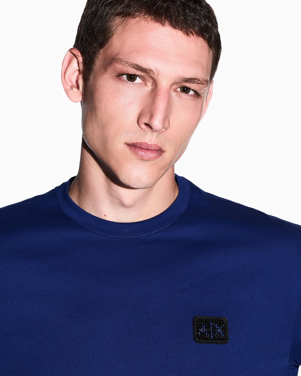 ARMANI EXCHANGE Blue Regular T-Shirt for men