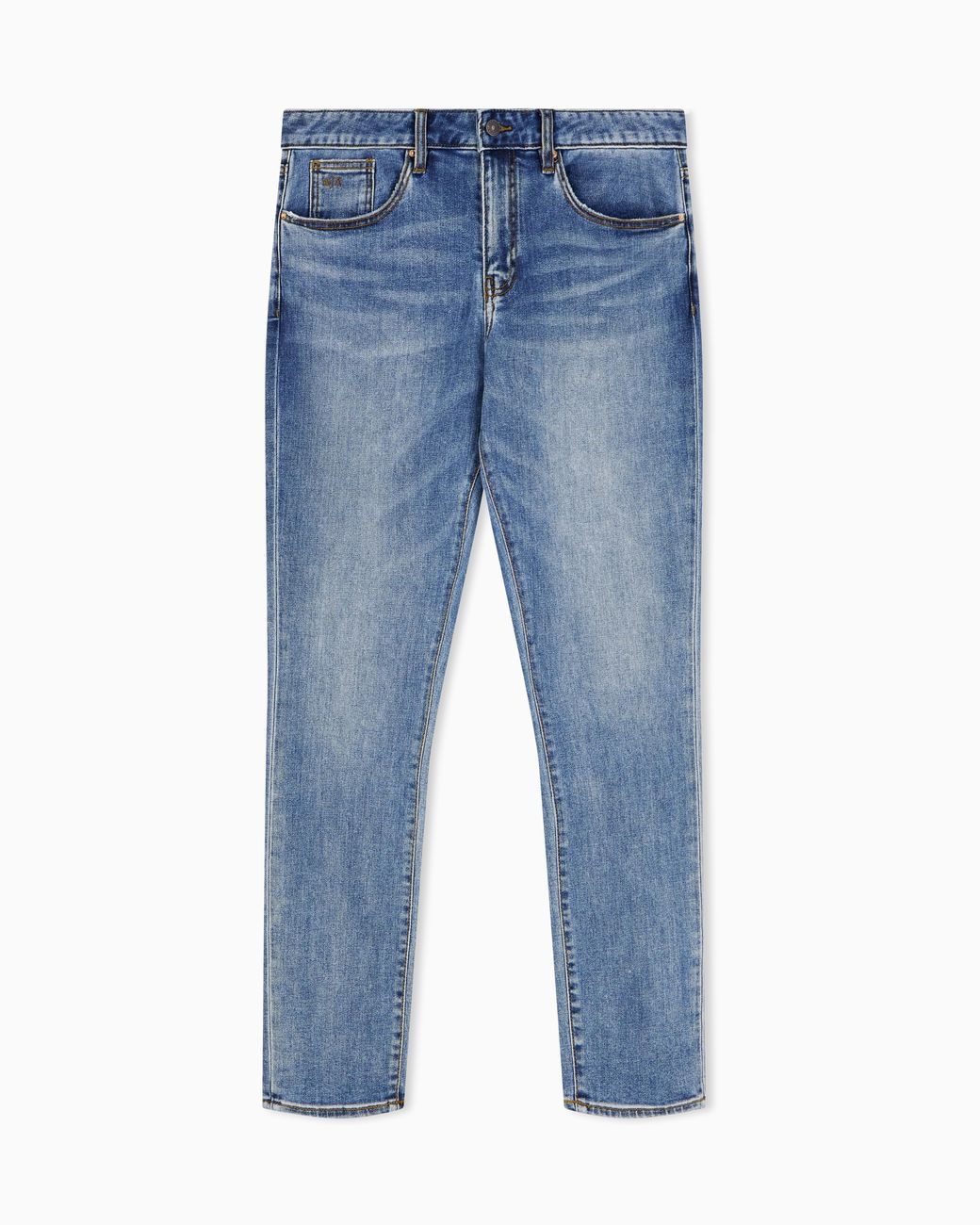 ARMANI EXCHANGE Blue Slim-Fit 5-Pocket Jeans for men