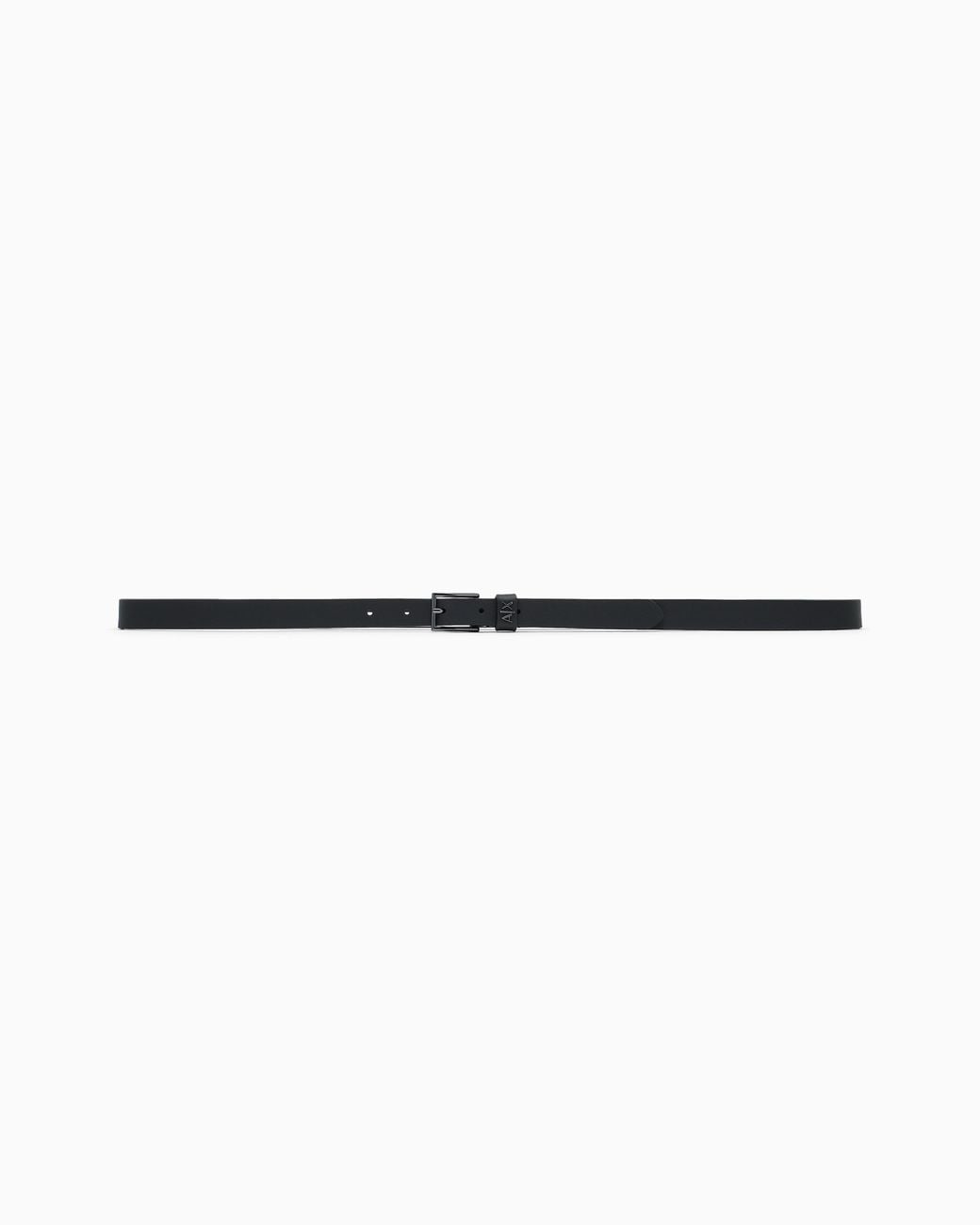 ARMANI EXCHANGE Black Tongue Belt for men