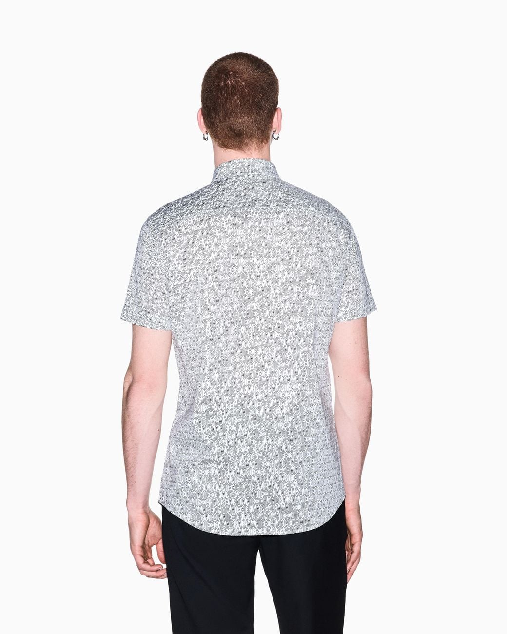 ARMANI EXCHANGE White Shirt Slim Fit for men