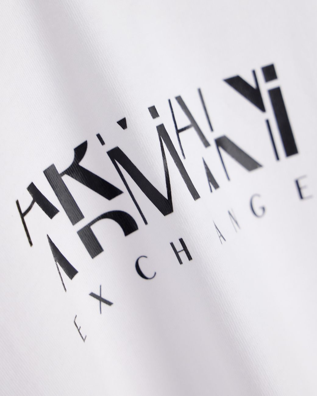 ARMANI EXCHANGE White Oversized Fit T-Shirt
