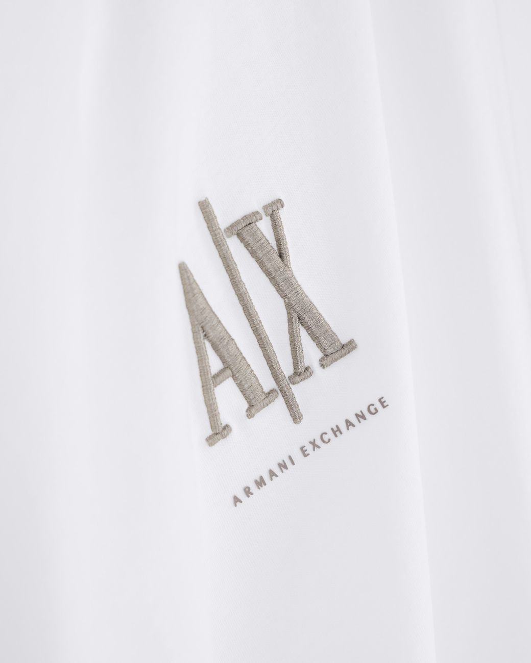 ARMANI EXCHANGE White Slim-Fit Long-Sleeve Cotton T-Shirt With Logo Icon for men
