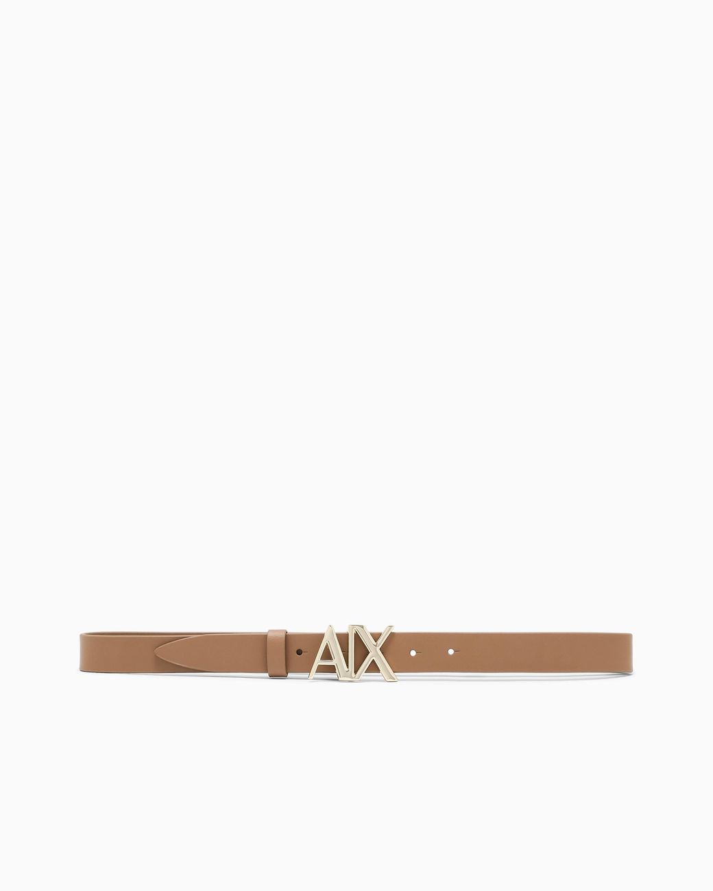 ARMANI EXCHANGE White Leather Bel