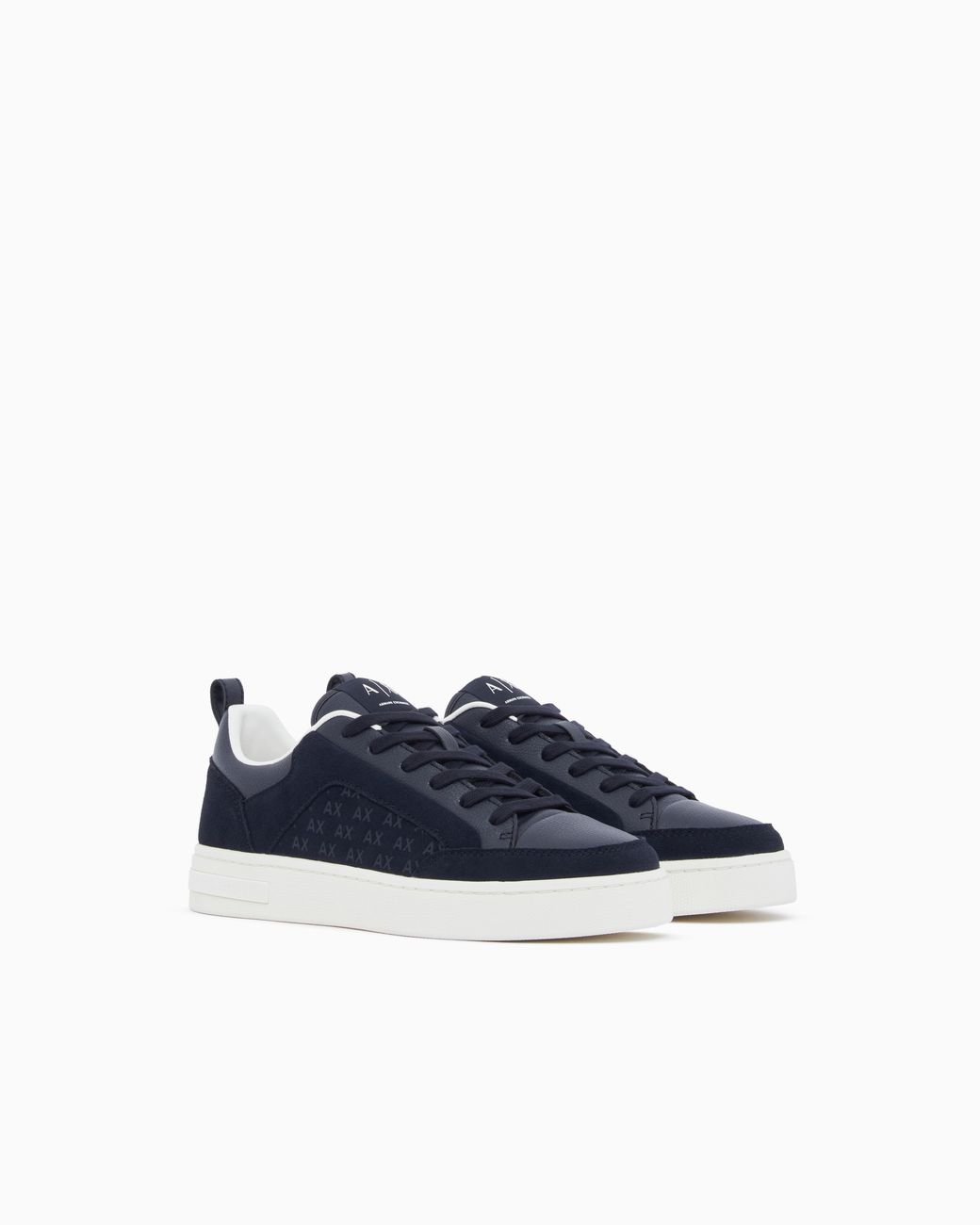 ARMANI EXCHANGE Blue Sneakers for men