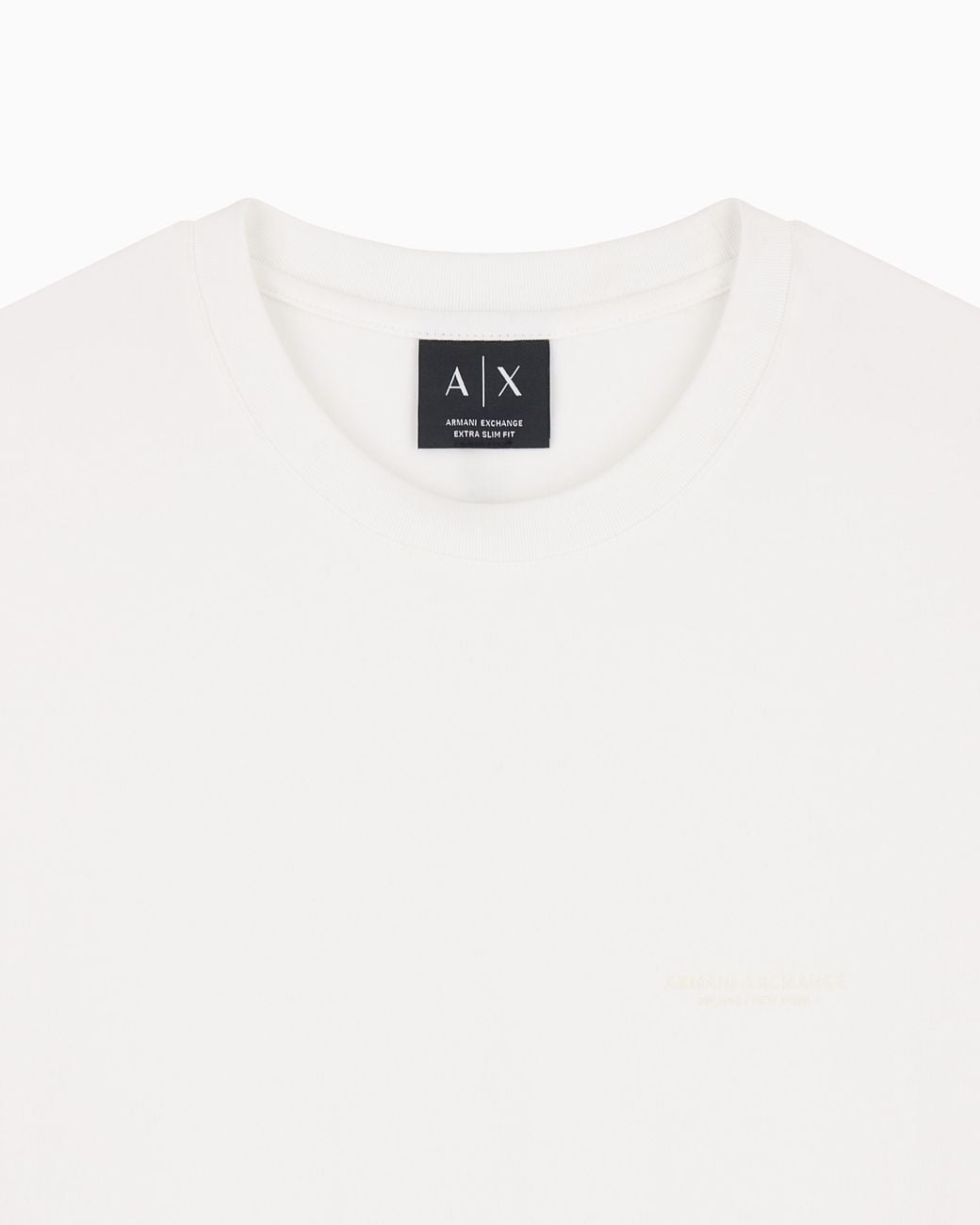 ARMANI EXCHANGE White Slim Fit T-Shirt for men