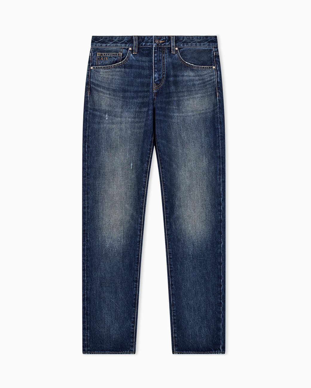 ARMANI EXCHANGE Blue Straight Fit 5 Pockets Pant for men