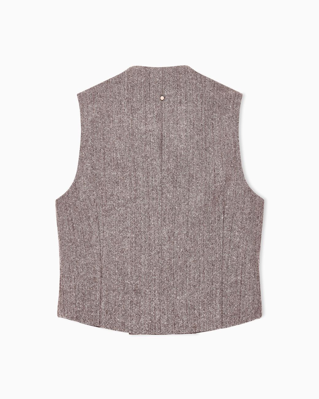 ARMANI EXCHANGE Brown Regular Fit Waistcoat