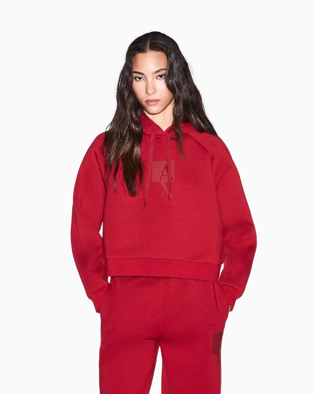 ARMANI EXCHANGE Red Sweatshirt