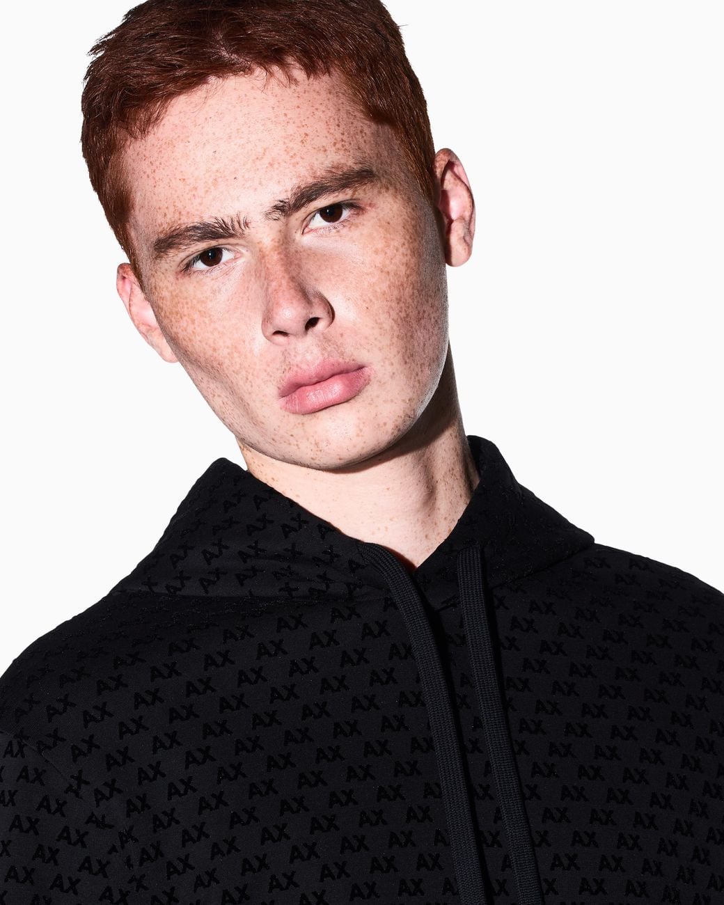 ARMANI EXCHANGE Black Sweatshirt With Regular Fit for men