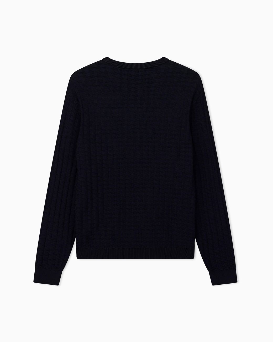 ARMANI EXCHANGE Blue Regular Fit Pullover Viscose Blend for men