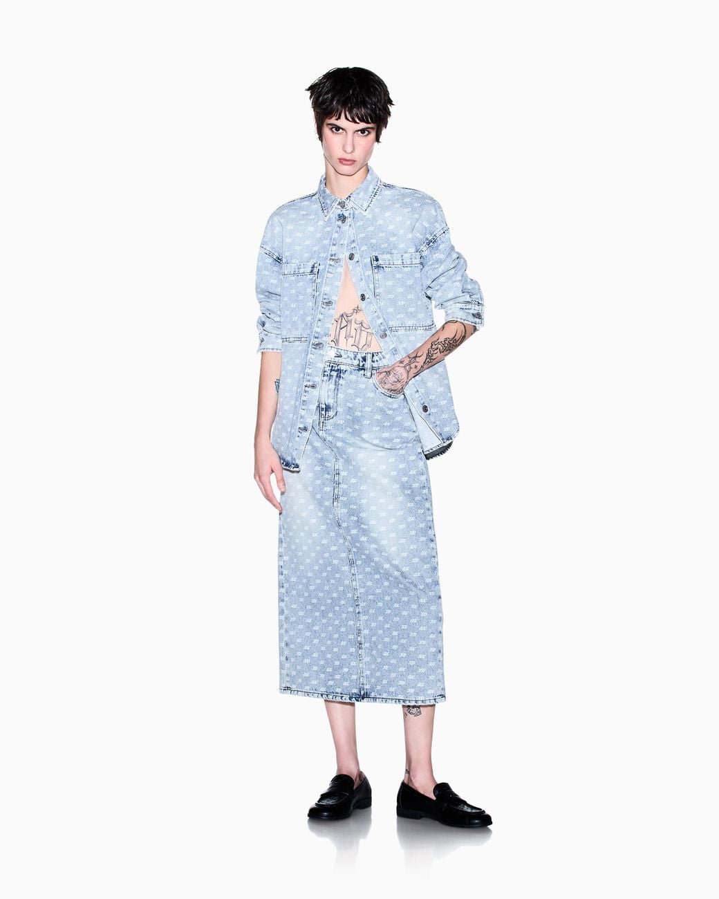 ARMANI EXCHANGE Blue Regular Fit Shirt