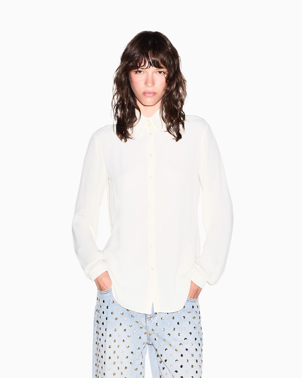 ARMANI EXCHANGE White Slim-Fit Shirt