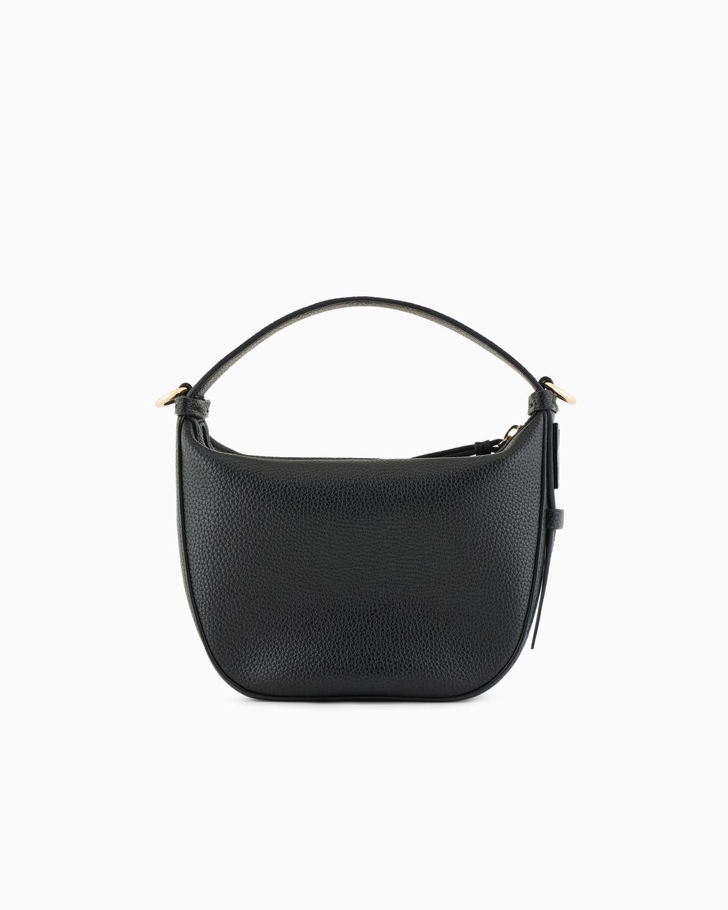 ARMANI EXCHANGE Black Technical Hobo Bag With Zip And Removable Strap