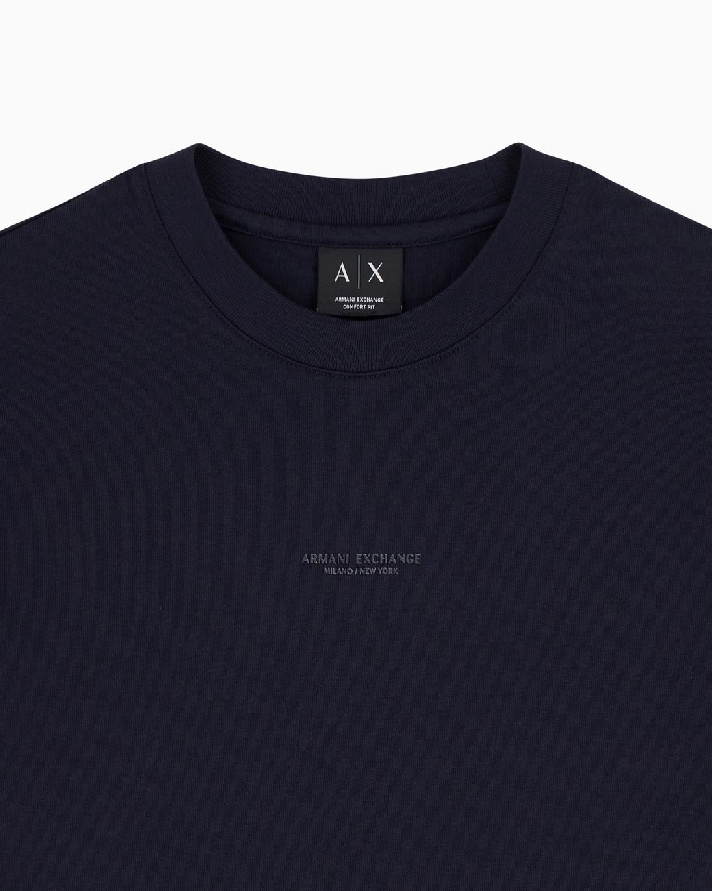 ARMANI EXCHANGE Blue Oversized T-Shirt for men