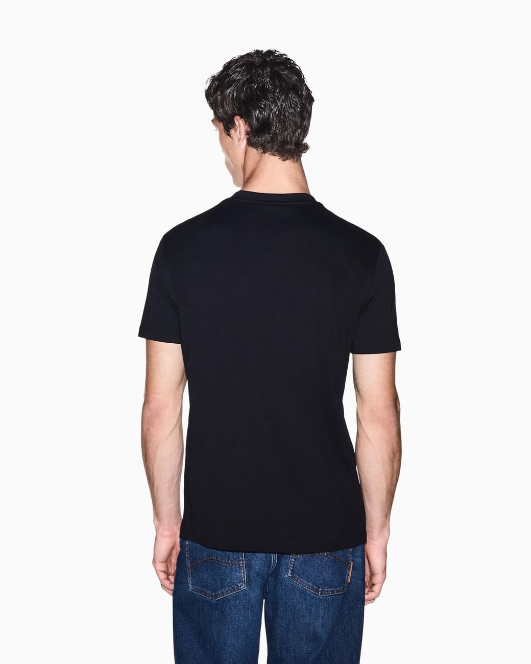 ARMANI EXCHANGE Black Regular T-Shirt for men