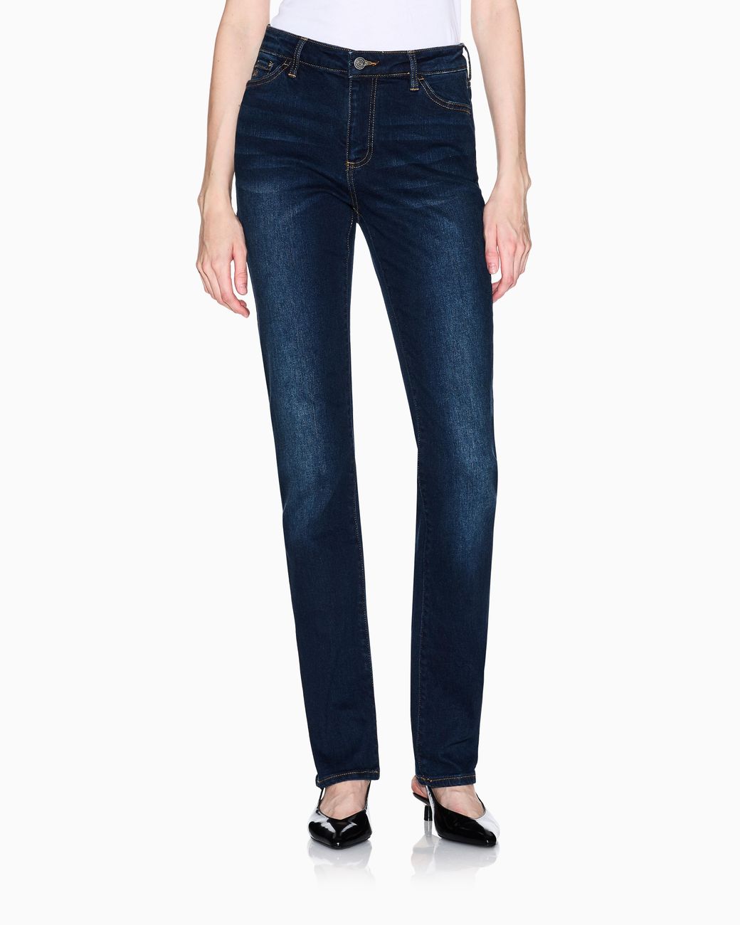 ARMANI EXCHANGE Blue Slim Fit Stretch Denim Jeans