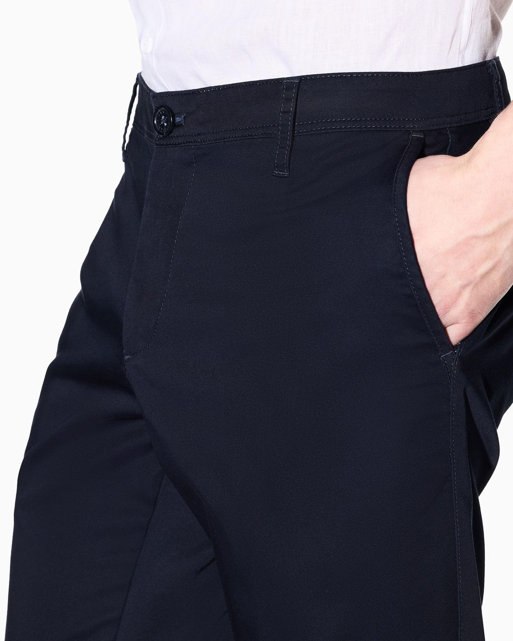 ARMANI EXCHANGE Blue Slim Fit Chinos for men