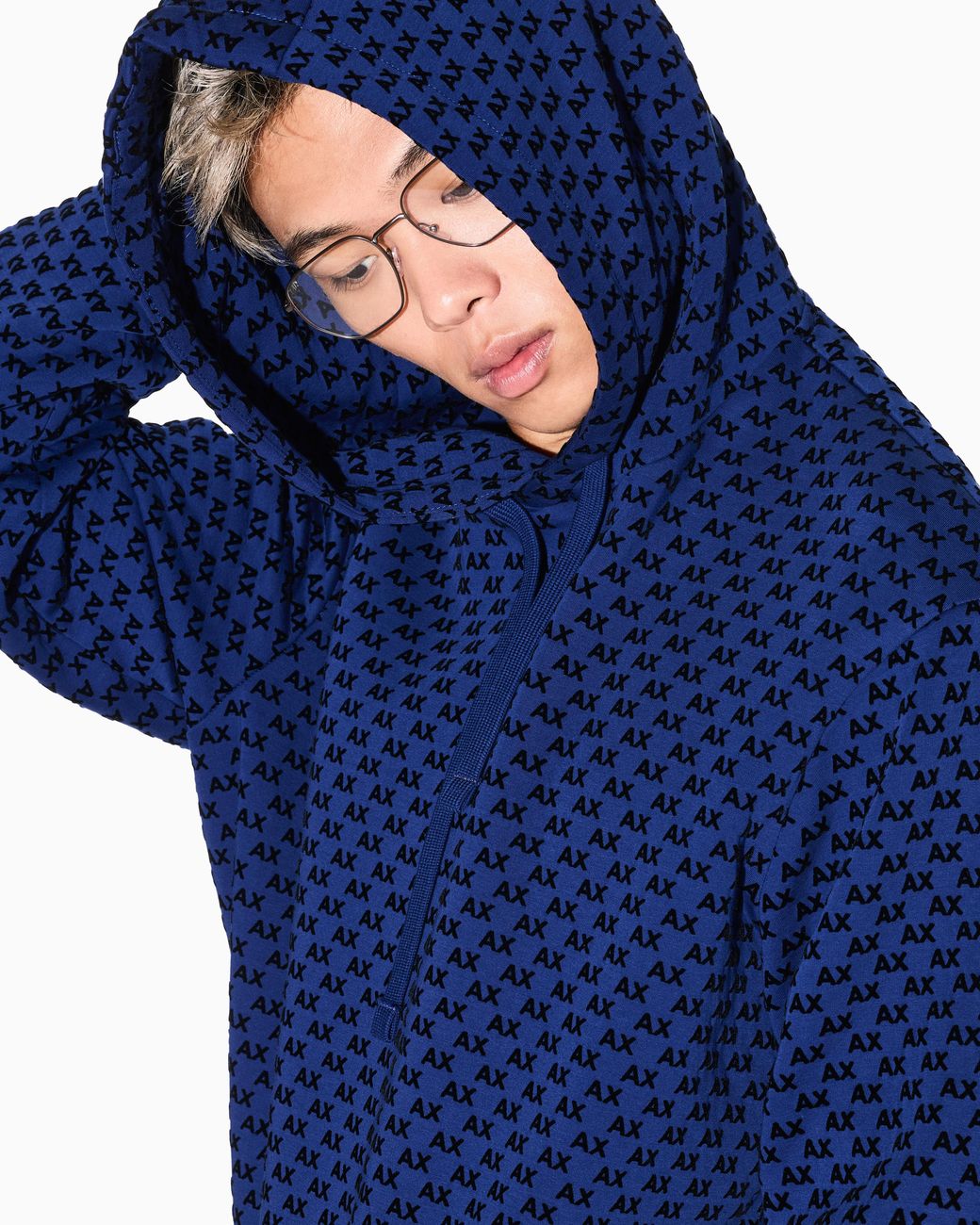 ARMANI EXCHANGE Blue Sweatshirt With Regular Fit for men