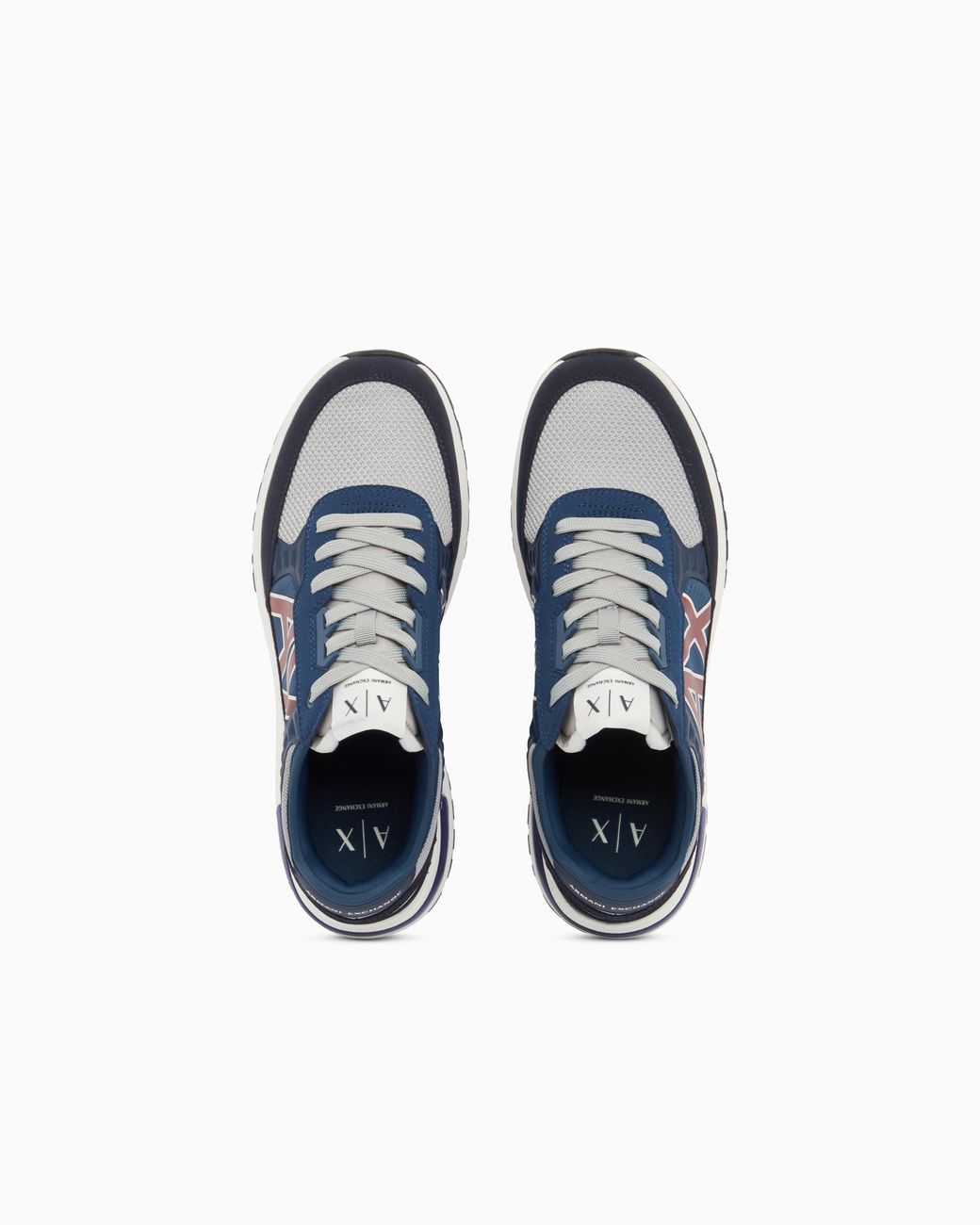 ARMANI EXCHANGE Blue Sneakers for men