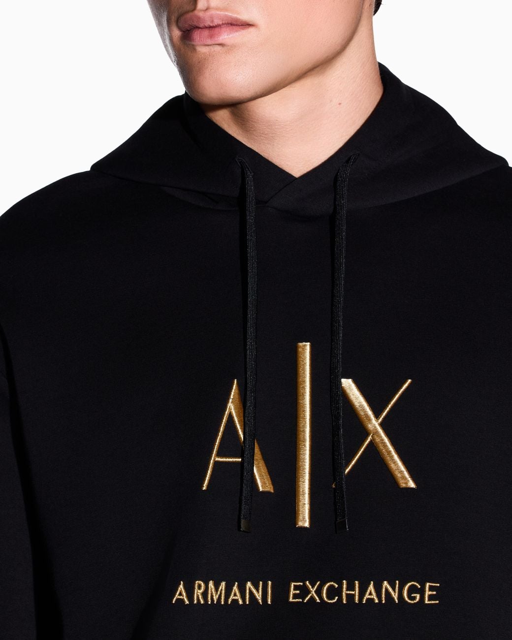 ARMANI EXCHANGE Blue Sweatshirt Bonded Stretch Cotton for men