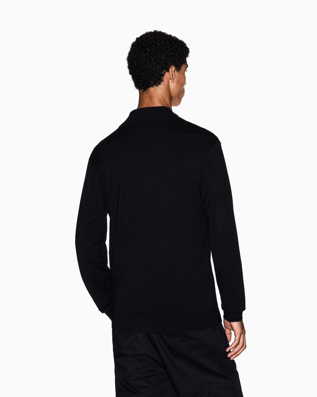 ARMANI EXCHANGE Blue Zip-Up Cardigan for men