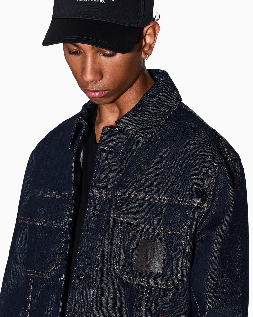 ARMANI EXCHANGE Blue Denim Jacket for men