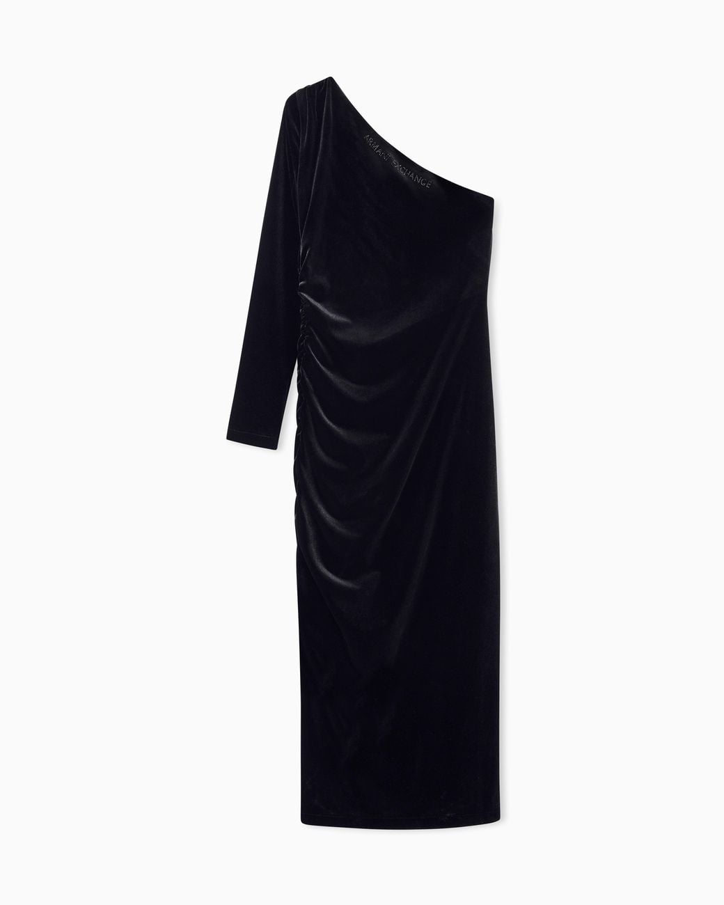 ARMANI EXCHANGE Blue Slim Fit Dress Fit Stretch Velvet