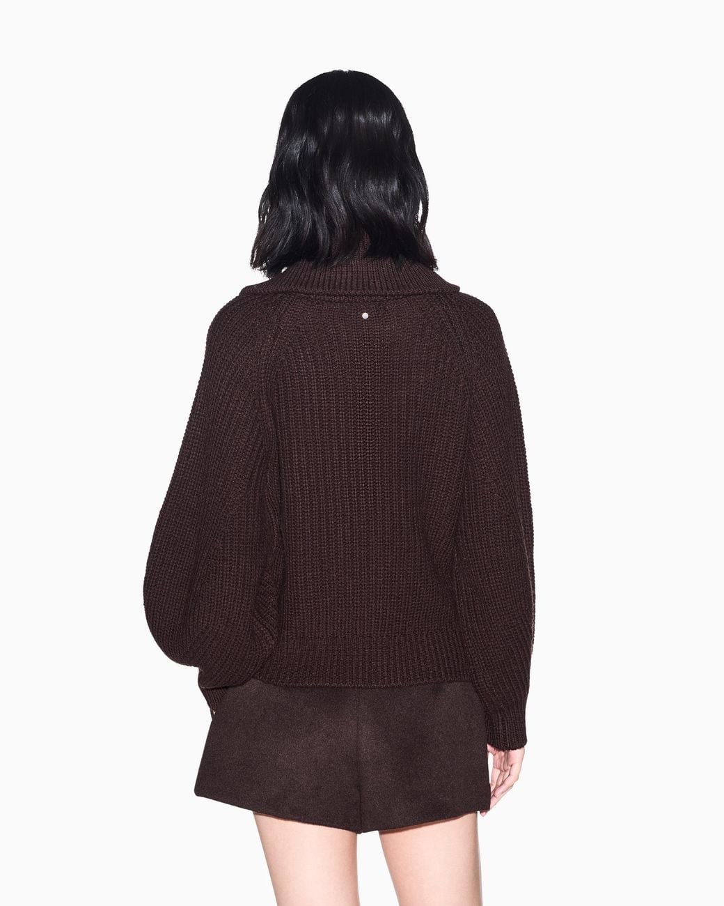 ARMANI EXCHANGE Purple Regular Fit Pullover Knitted