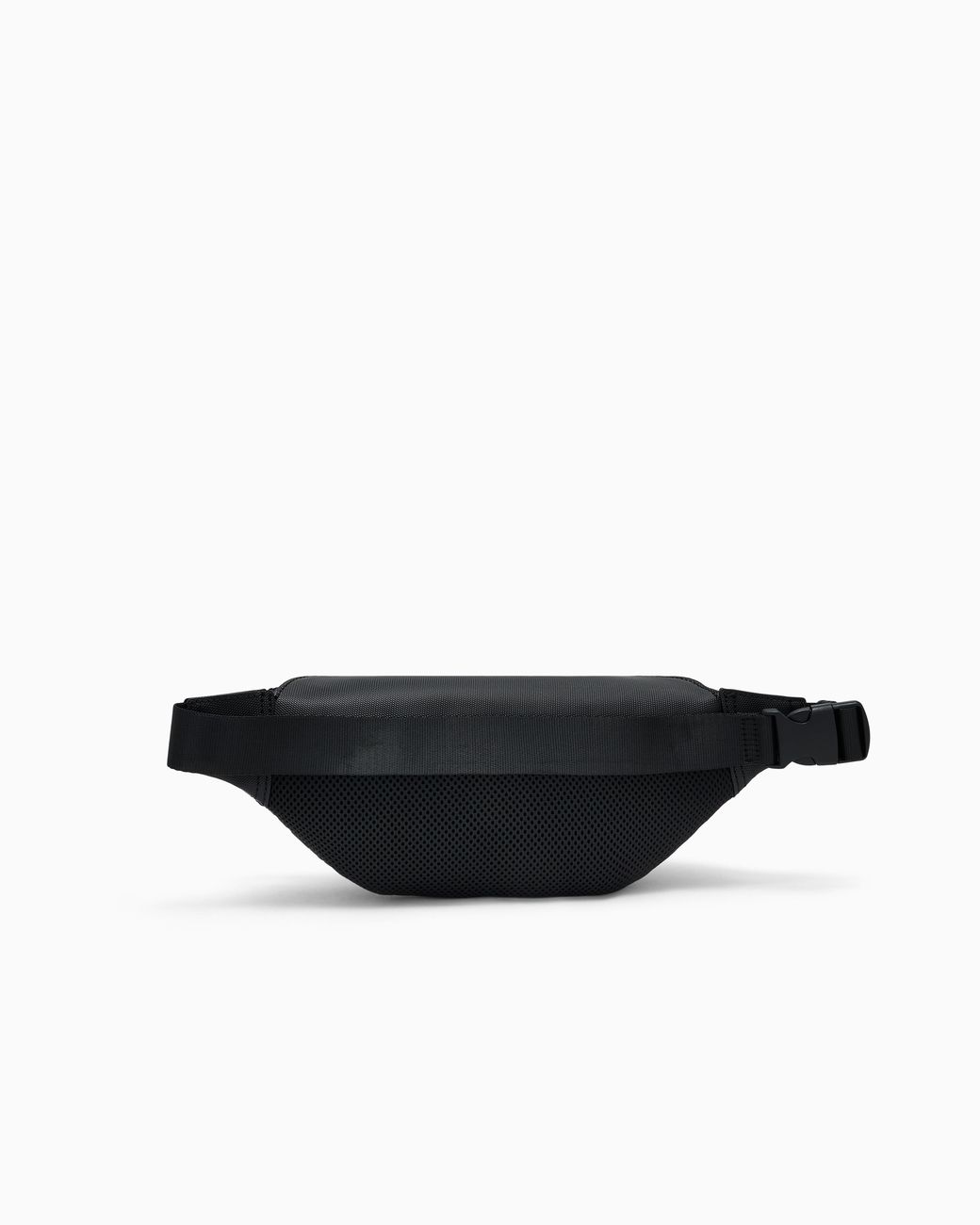 ARMANI EXCHANGE Black Coated Belt Bag for men