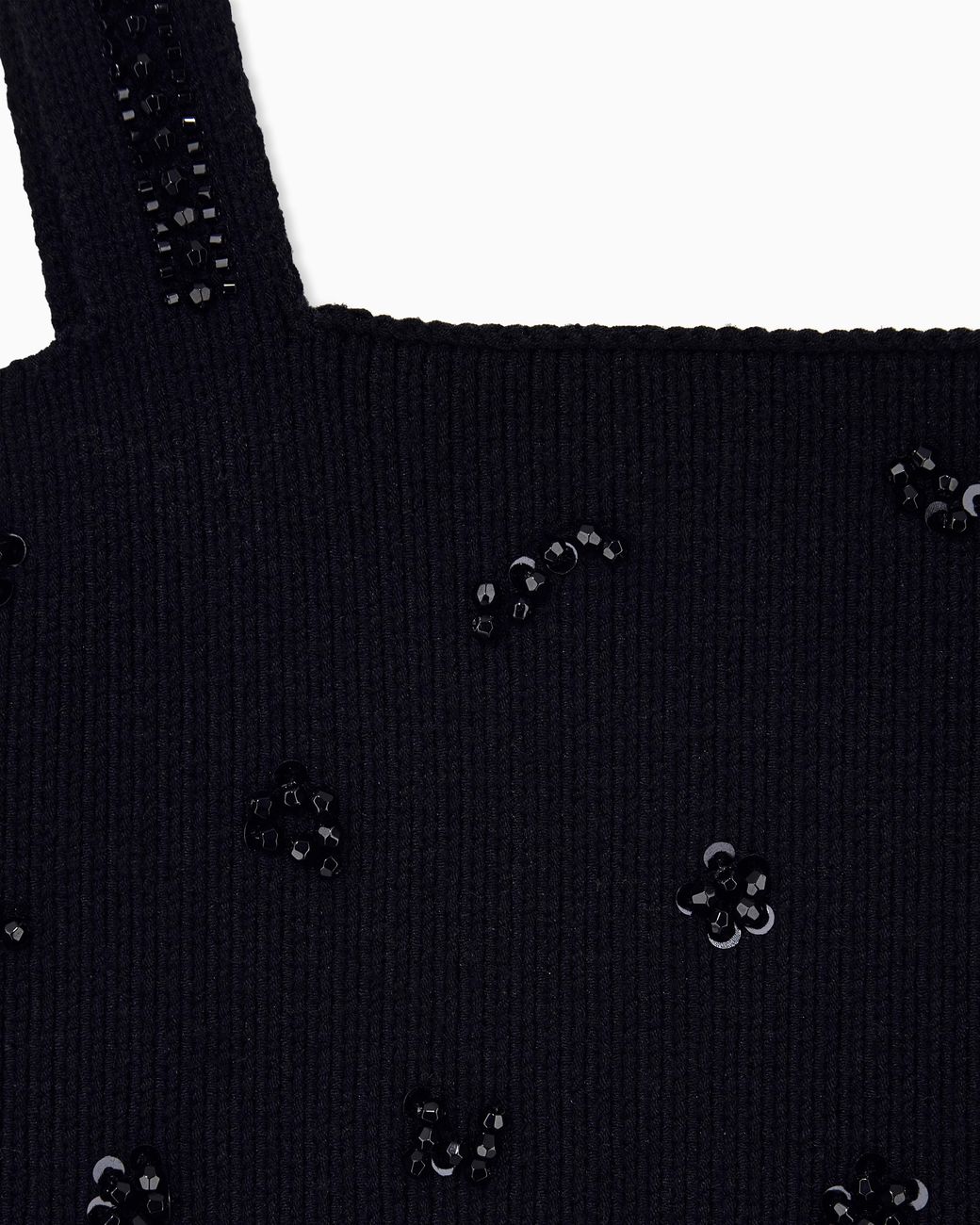 ARMANI EXCHANGE Blue Slim-Fit Knit Top