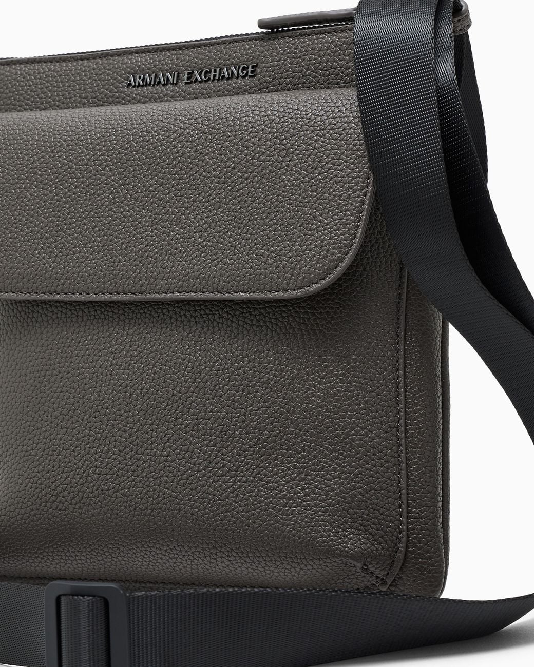 ARMANI EXCHANGE Black Messenger Bag Flat Crossbody for men