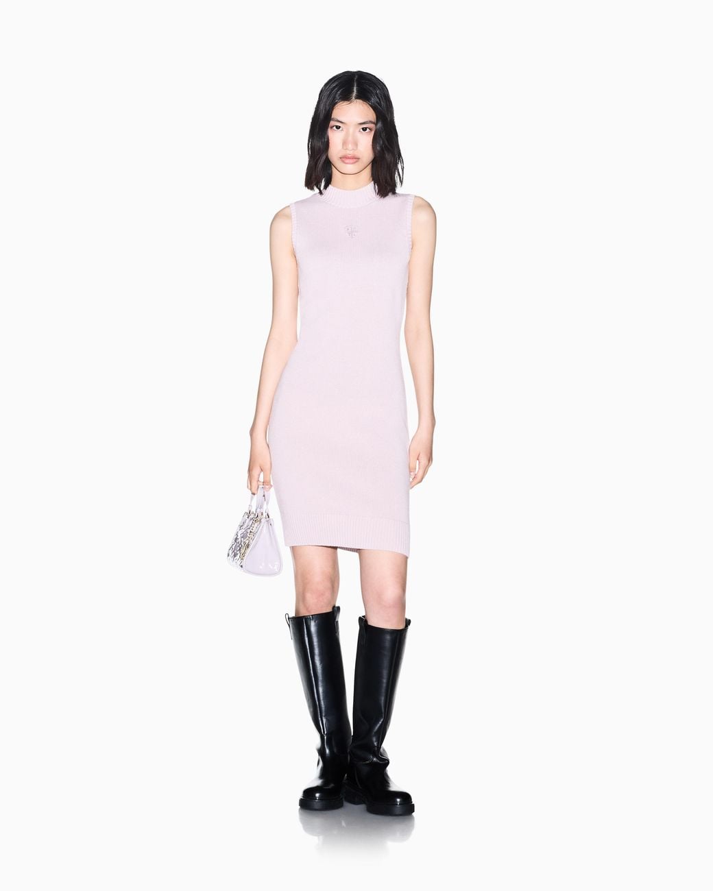 ARMANI EXCHANGE Pink Slim Fit Dress
