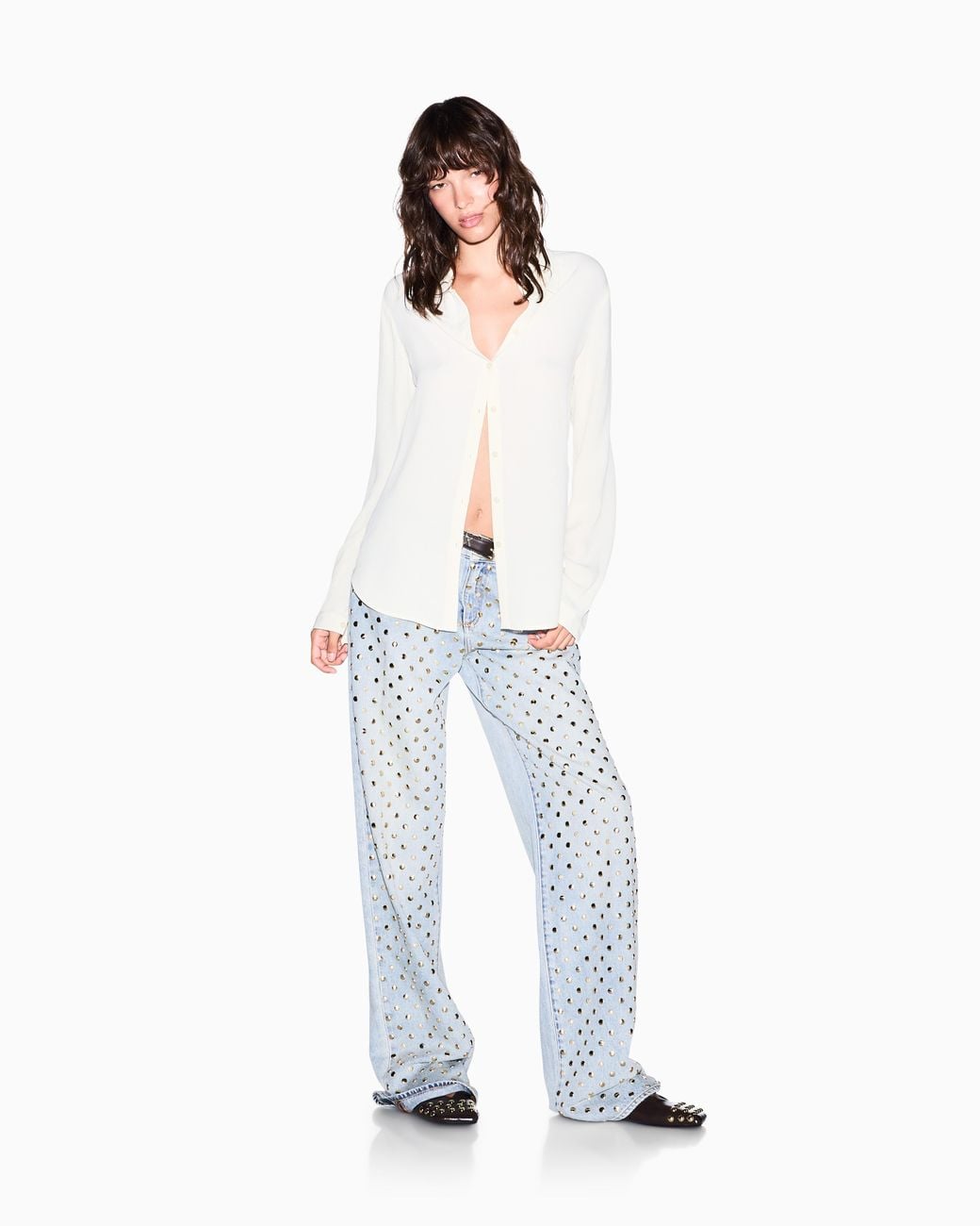 ARMANI EXCHANGE White Slim-Fit Shirt