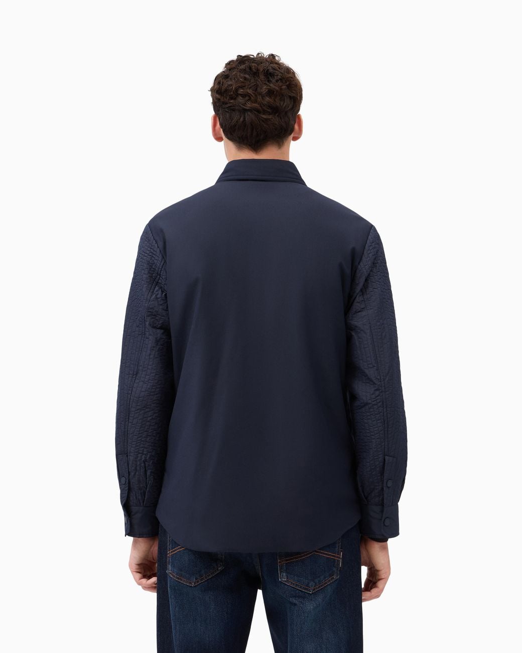 ARMANI EXCHANGE Blue Blouson Jacket for men