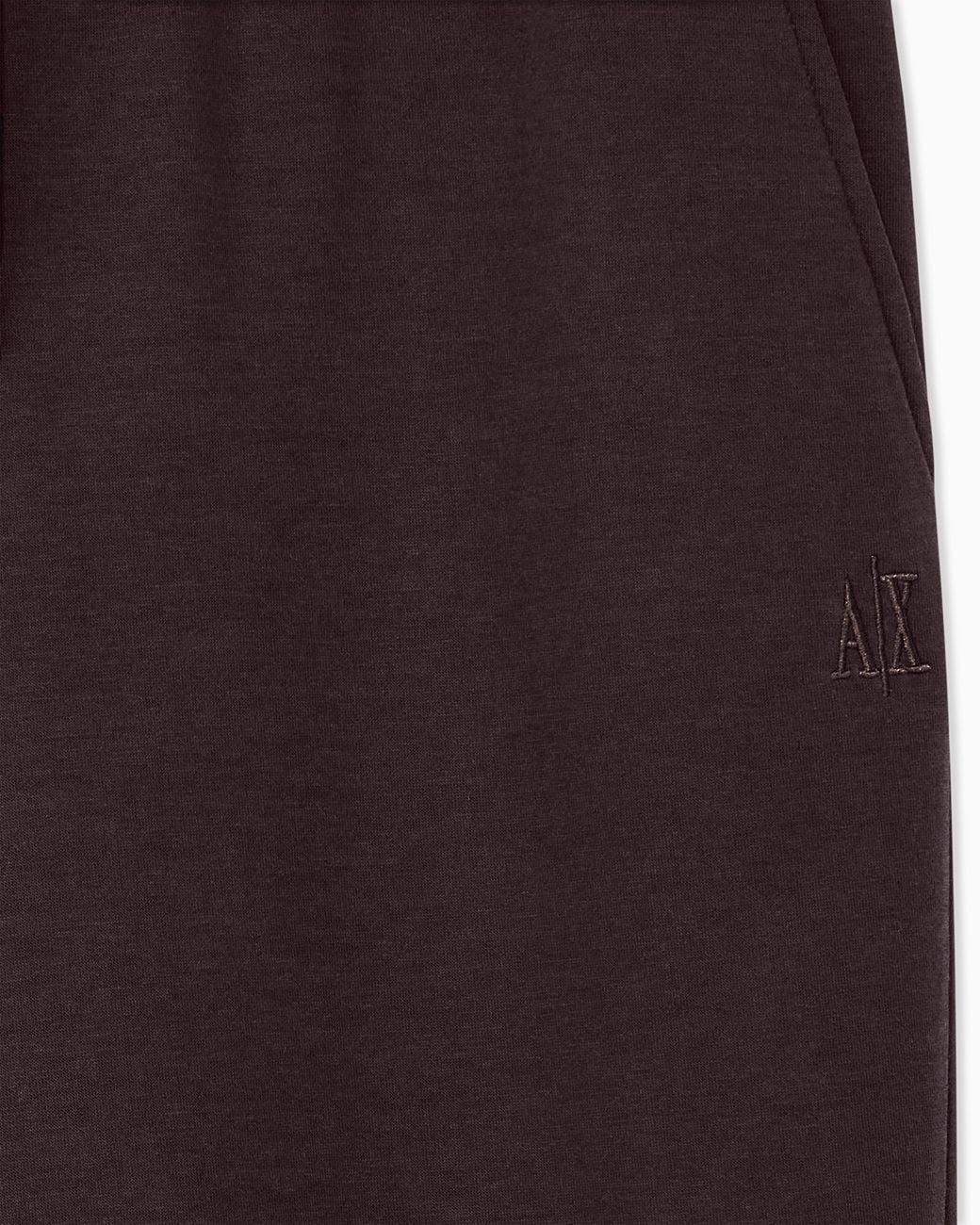 ARMANI EXCHANGE Purple Regular Fit Trousers Jersey Bonded Stretch Cotton