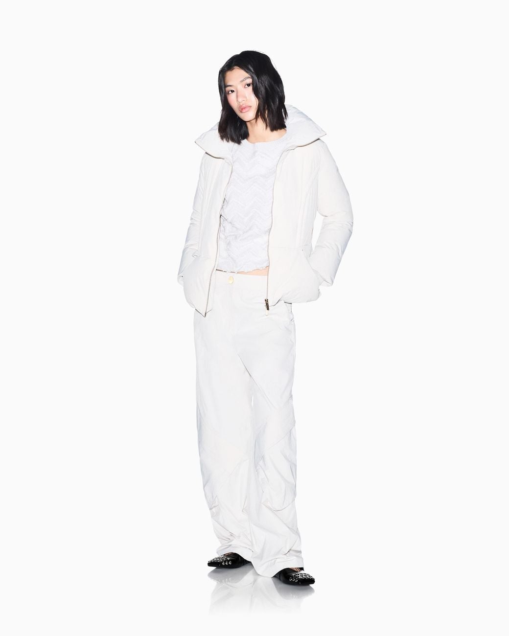 ARMANI EXCHANGE White Down Jacket