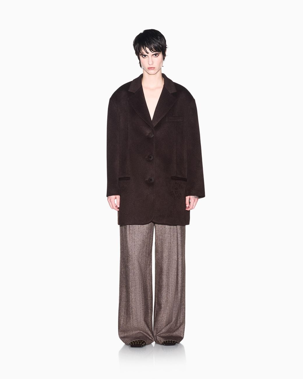 ARMANI EXCHANGE Blue Caban Coat