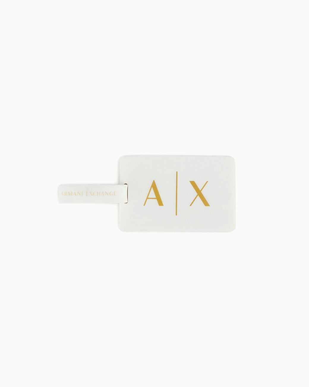 ARMANI EXCHANGE White Three-Hand Silicone Watch And Luggage Tag Gift Set